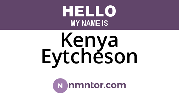 Kenya Eytcheson