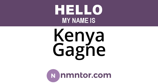 Kenya Gagne