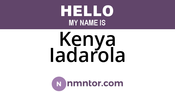 Kenya Iadarola