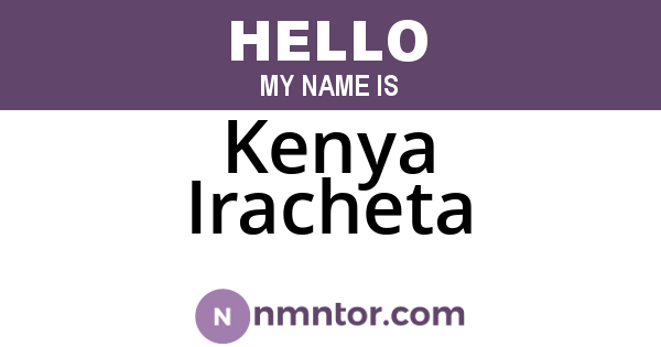 Kenya Iracheta