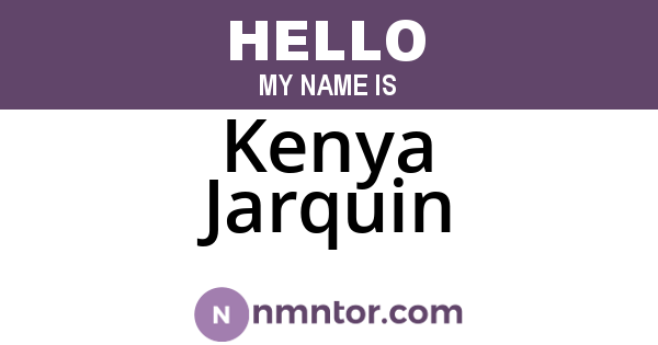 Kenya Jarquin