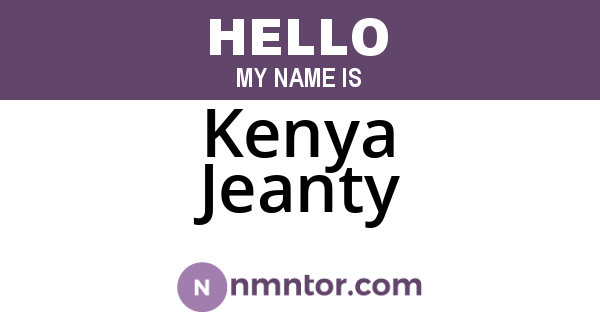 Kenya Jeanty