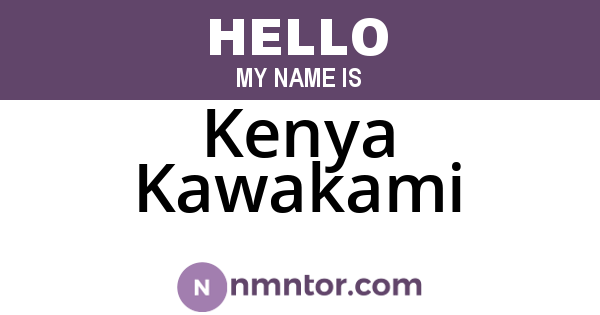Kenya Kawakami
