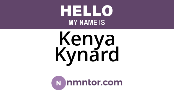 Kenya Kynard