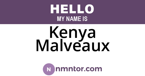 Kenya Malveaux