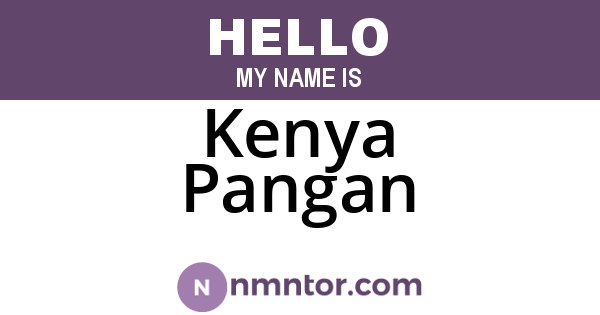 Kenya Pangan