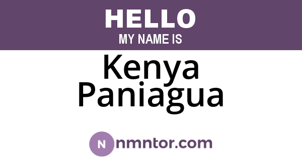 Kenya Paniagua