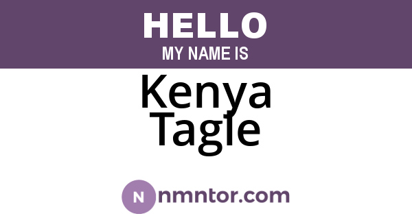 Kenya Tagle