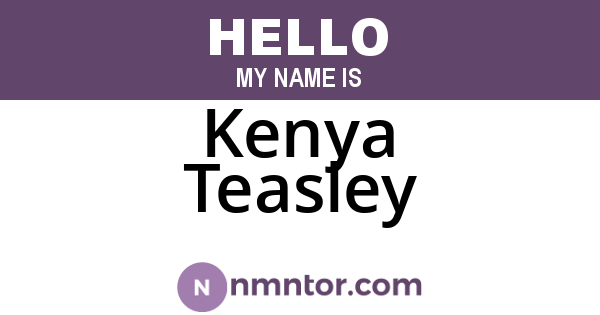 Kenya Teasley
