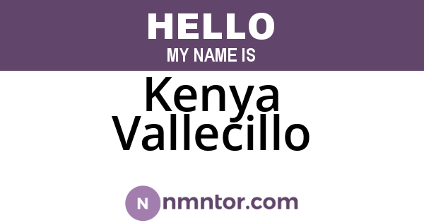 Kenya Vallecillo