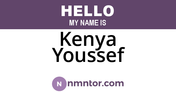 Kenya Youssef