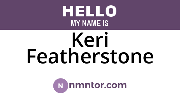 Keri Featherstone