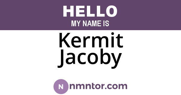 Kermit Jacoby