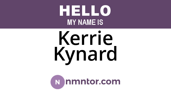 Kerrie Kynard