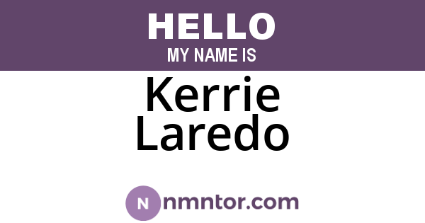 Kerrie Laredo