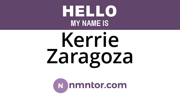 Kerrie Zaragoza