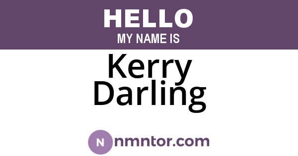 Kerry Darling