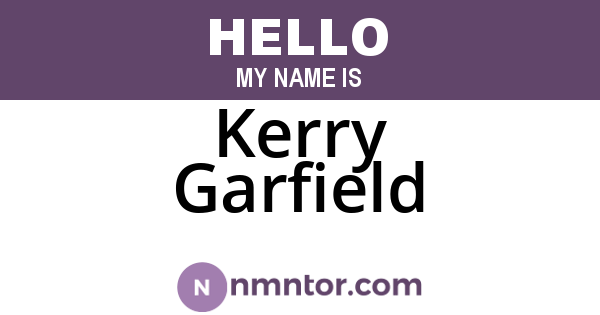 Kerry Garfield