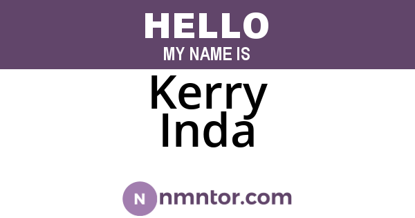 Kerry Inda