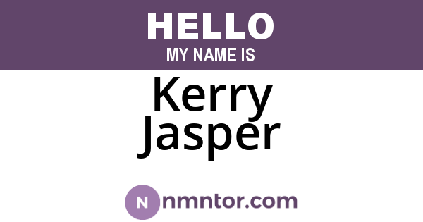 Kerry Jasper
