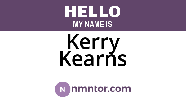 Kerry Kearns