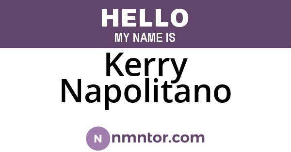 Kerry Napolitano