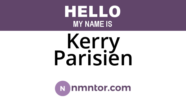 Kerry Parisien