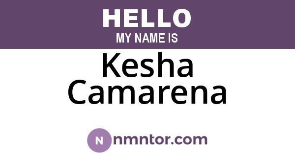 Kesha Camarena