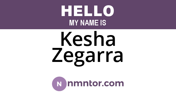 Kesha Zegarra