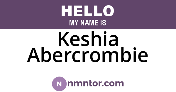 Keshia Abercrombie