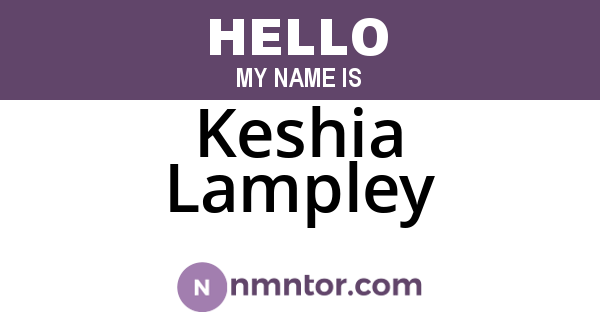 Keshia Lampley