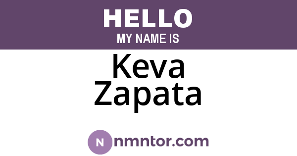 Keva Zapata