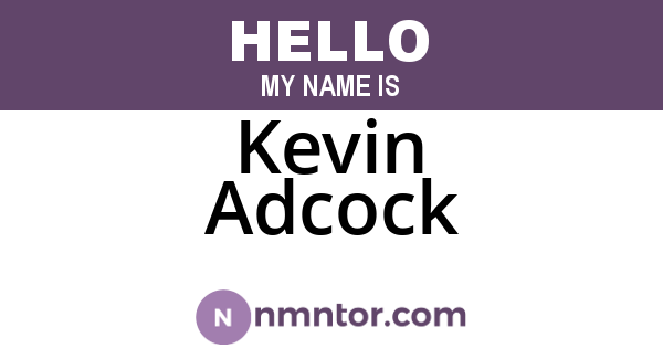 Kevin Adcock