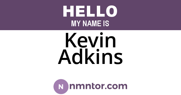 Kevin Adkins
