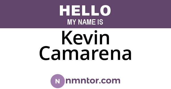 Kevin Camarena