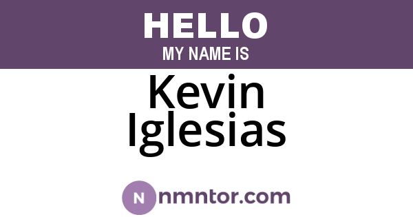 Kevin Iglesias
