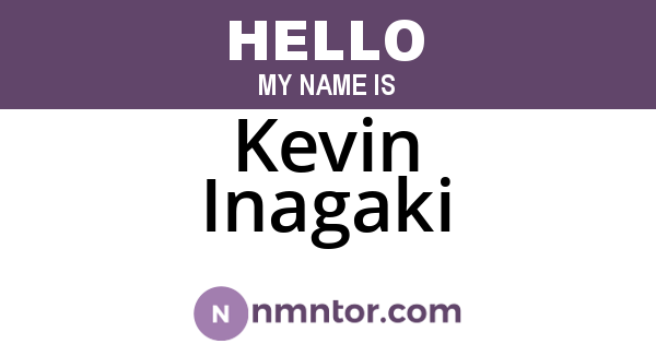 Kevin Inagaki