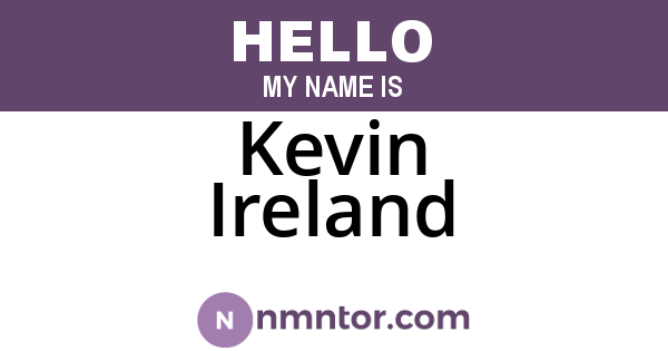 Kevin Ireland
