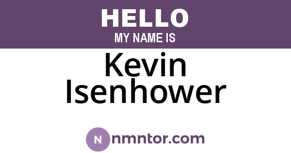 Kevin Isenhower