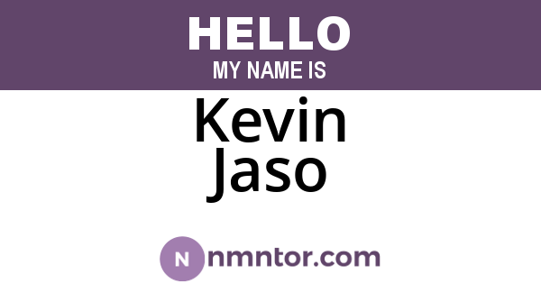 Kevin Jaso