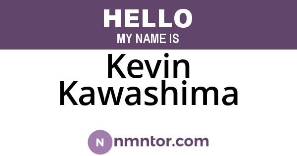 Kevin Kawashima