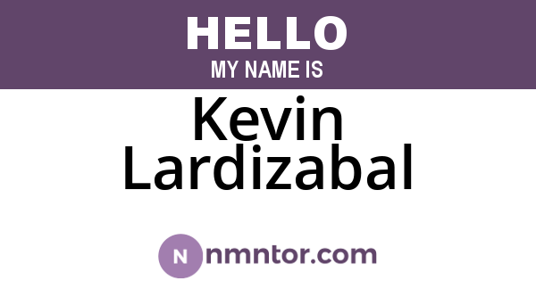 Kevin Lardizabal