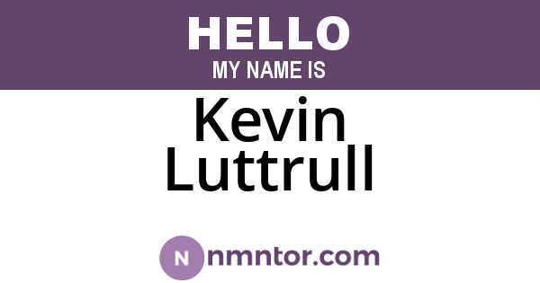 Kevin Luttrull