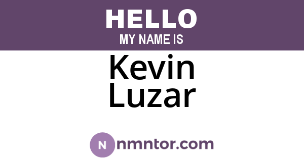 Kevin Luzar