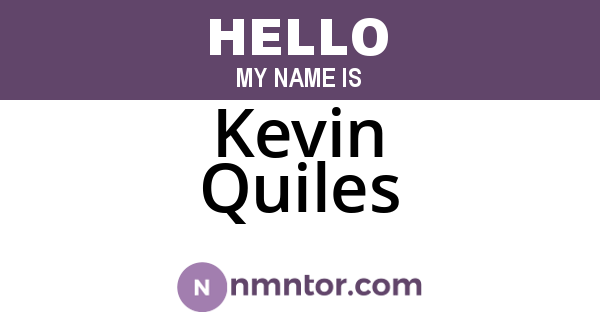 Kevin Quiles