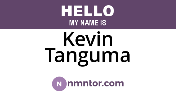 Kevin Tanguma