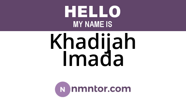 Khadijah Imada
