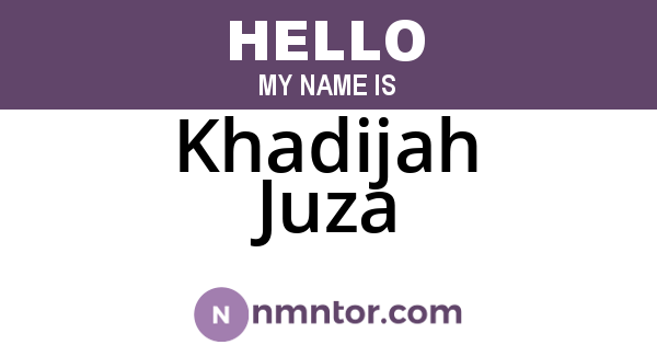 Khadijah Juza