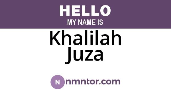 Khalilah Juza