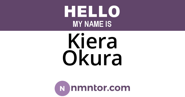 Kiera Okura
